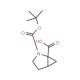 (1S,5R)-2-(tert-butoxycarbonyl)-2-azabicyclo[3.1.0]hexane-1-carboxylic acid - chemical structure image
