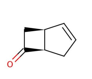 (&minus;)-(1S,5R)-cis-Bicyclo[3.2.0]hept-2-en-6-one (CAS 71155-04-9) - chemical structure image