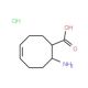 (1S,8R,z)-8-Amino-cyclooct-4-enecarboxylic acid hydrochloride (CAS 795309-08-9) - chemical structure image