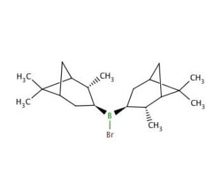 (1S)-(&plus;)-B-Bromodiisopinocampheylborane (CAS 112246-74-9) - chemical structure image