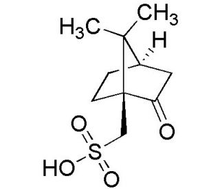 (1S)-(+)-Camphor-10-sulphonic acid (CAS 3144-16-9) - chemical structure image