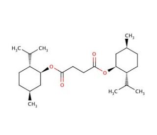 (1S)-(&plus;)-Dimenthyl succinate (CAS 96149-05-2) - chemical structure image