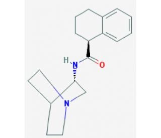 (1S)-N-(3S)-1-Azabicyclo[2.2.2]oct-3-yl-1,2,3,4-tetrahydro-1-naphthalenecarboxamide - chemical structure image