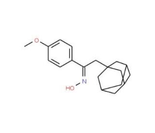 (1Z)-2-(1-adamantyl)-1-(4-methoxyphenyl)ethanone oxime - chemical structure image