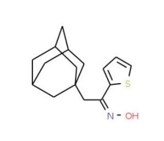 (1Z)-2-(1-adamantyl)-1-thien-2-ylethanone oxime - chemical structure image