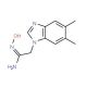(1Z)-2-(5,6-dimethyl-1H-benzimidazol-1-yl)-N′-hydroxyethanimidamide - chemical structure image