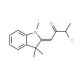 (1Z)-3-chloro-1-(1,3,3-trimethyl-1,3-dihydro-2H-indol-2-ylidene)butan-2-one - chemical structure image