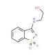 2-[(1,1-dioxido-1,2-benzisothiazol-3-yl)amino]ethanol - chemical structure image