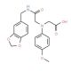 [{2-[(1,3-Benzodioxol-5-ylmethyl)amino]-2-oxoethyl}(4-methoxyphenyl)amino]acetic acid - chemical structure image