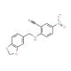 2-[(1,3-Benzodioxol-5-ylmethyl)amino]-5-nitrobenzonitrile - chemical structure image