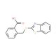 2-[(1,3-benzothiazol-2-ylthio)methyl]benzoic acid (CAS 100961-61-3) - chemical structure image