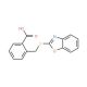 2-[(1,3-benzoxazol-2-ylthio)methyl]benzoic acid - chemical structure image