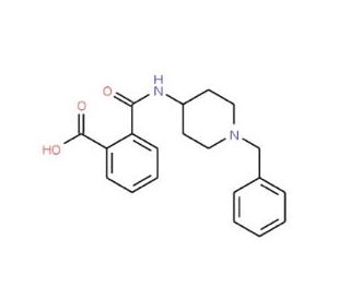 2-{[(1-Benzyl-4-piperidinyl)amino]-carbonyl}benzoic acid - chemical structure image