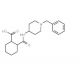 2-{[(1-Benzyl-4-piperidinyl)amino]-carbonyl}cyclohexanecarboxylic acid - chemical structure image