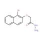2-[(1-Bromo-2-naphthyl)oxy]acetohydrazide - chemical structure image