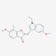 2-[(1-ethyl-5-methoxy-1H-indol-3-yl)methylidene]-6-hydroxy-7-methyl-2,3-dihydro-1-benzofuran-3-one - chemical structure image
