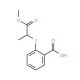 2-[(1-methoxy-1-oxopropan-2-yl)sulfanyl]benzoic acid - chemical structure image