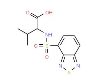 2-[(2,1,3-Benzothiadiazol-4-ylsulfonyl)amino]-3-methylbutanoic acid - chemical structure image