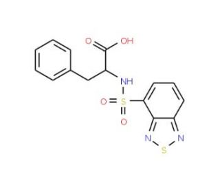 2-[(2,1,3-Benzothiadiazol-4-ylsulfonyl)amino]-3-phenylpropanoic acid - chemical structure image