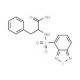 2-[(2,1,3-Benzothiadiazol-4-ylsulfonyl)amino]-3-phenylpropanoic acid - chemical structure image