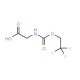 2-{[(2,2,2-trifluoroethoxy)carbonyl]amino}acetic acid - chemical structure image