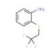 2-[(2,2,2-trifluoroethyl)thio]aniline - chemical structure image
