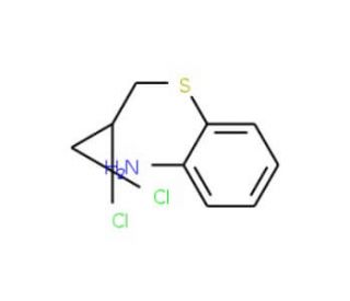 2-{[(2,2-dichlorocyclopropyl)methyl]sulfanyl}aniline - chemical structure image