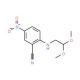 2-[(2,2-Dimethoxyethyl)amino]-5-nitrobenzonitrile - chemical structure image