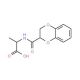 2-[(2,3-Dihydro-benzo[1,4]dioxine-2-carbonyl)-amino]-propionic acid - chemical structure image
