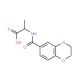 2-[(2,3-Dihydro-benzo[1,4]dioxine-6-carbonyl)-amino]-propionic acid - chemical structure image