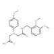 [{2-[(2,3-Dimethoxybenzyl)amino]-2-oxoethyl}-(4-methoxyphenyl)amino]acetic acid - chemical structure image