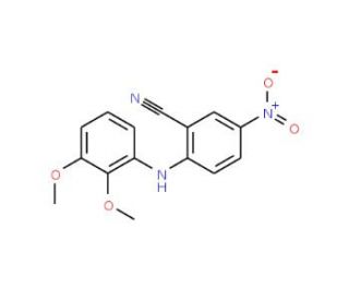 2-[(2,3-Dimethoxyphenyl)amino]-5-nitrobenzonitrile - chemical structure image