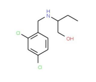 2-[(2,4-dichlorobenzyl)amino]butan-1-ol - chemical structure image