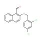 2-[(2,4-Dichlorobenzyl)oxy]-1-naphthaldehyde (CAS 321432-08-0) - chemical structure image