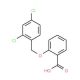 2-[(2,4-Dichlorobenzyl)oxy]benzoic acid - chemical structure image
