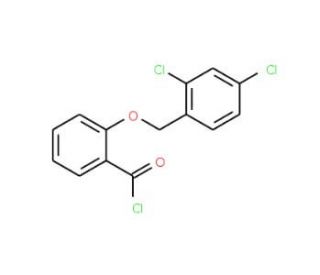 2-[(2,4-dichlorobenzyl)oxy]benzoyl chloride - chemical structure image