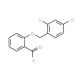 2-[(2,4-dichlorobenzyl)oxy]benzoyl chloride - chemical structure image
