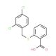 2-[(2,4-Dichlorobenzyl)sulfanyl]benzenecarboxylic acid - chemical structure image