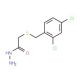 2-[(2,4-Dichlorobenzyl)thio]acetohydrazide - chemical structure image