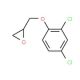 2-[(2,4-dichlorophenoxy)methyl]oxirane (CAS 2212-07-9) - chemical structure image