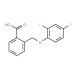 2-[(2,4-Difluorophenoxy)methyl]benzoic acid - chemical structure image