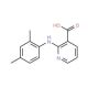 2-[(2,4-dimethylphenyl)amino]nicotinic acid (CAS 17782-10-4) - chemical structure image