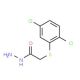 2-[(2,5-dichlorophenyl)thio]acetohydrazide - chemical structure image