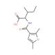 2-[(2,5-Dimethyl-furan-3-carbonyl)-amino]-3-methyl-pentanoic acid - chemical structure image