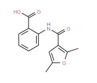 2-[(2,5-Dimethyl-furan-3-carbonyl)-amino]-benzoic acid (CAS 357420-38-3) - chemical structure image