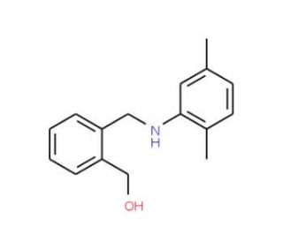 {2-[(2,5-Dimethyl-phenylamino)-methyl]-phenyl}-methanol (CAS 356538-93-7) - chemical structure image