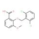 2-[(2,6-Dichlorobenzyl)oxy]-3-methoxybenzoic acid - chemical structure image