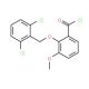 2-[(2,6-dichlorobenzyl)oxy]-3-methoxybenzoyl chloride - chemical structure image