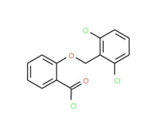2-[(2,6-dichlorobenzyl)oxy]benzoyl chloride - chemical structure image