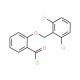 2-[(2,6-dichlorobenzyl)oxy]benzoyl chloride - chemical structure image